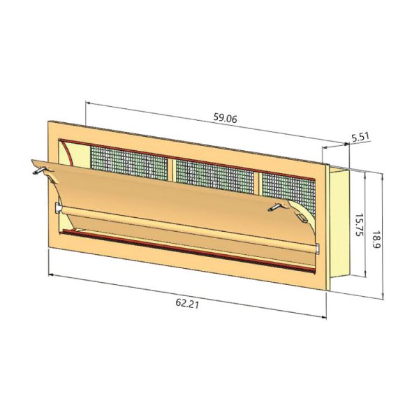 NA50051-AS Wall inlet