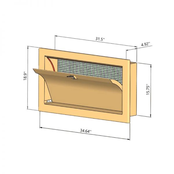 na-008-AS Wall inlet